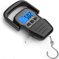 Catzon LCD Display Digital Portable Hanging Scale Luggage Scale with Measuring Tape