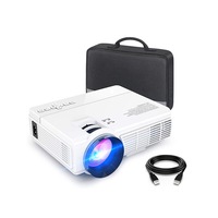 Catzon Mini Projector 1080P and 170'' Display Portable Movie Projector LED Lamp with TV Stick PS4 HDMI VGA TF AV and USB