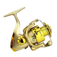 Catzon SC Series Electroplating Fishing Reel 12BB Bearing Spinning Hand Gold