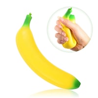 Catzon Stretchy Banana Sensory Toy Stress Relief Toy Fidget Toys for Kids and Adults
