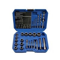 Catzons 26 Pcs Bolt Extractor Set and Drill Bit Kit for Damaged Studs