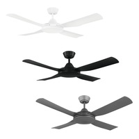48" Bondi AC Ceiling Fan only in White, Black Eglo Ligthting 203619, 203621, 204739