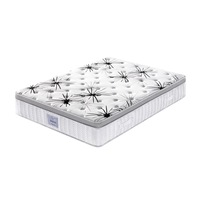 Breeze Medium Cool Gel Infused Memory Foam Euro Top 5 Zone Mattress Bed 34cm