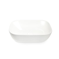 Eva Curved Rectangle 460mm Gloss White BEQCU1-GW