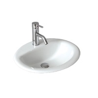 Seima Chios 201 Basin Inset White with Overflow One Taphole 191467
