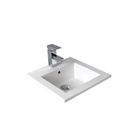 Seima Chios 208 Basin Inset White with Overflow One Taphole 191476