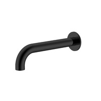 Seima Verso Wall Spout Curve Matte Black 191948