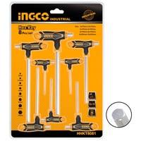 INGCO 8 Pcs T Handle Hex Keys Set