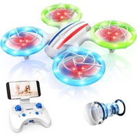 DEERC D23 Mini Drone RC Portable Quadcopter Toy for Kids Beginners