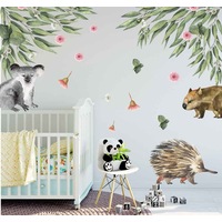 Australia Gum Tree Animal Wall Stickers