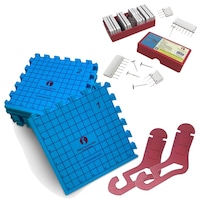Red Suricata Knit Blocking Bundle – Includes Blocking Mats for Knitting, Knit Blocking Comb Set & Adjustable Sock Blockers