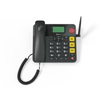 Olitech EasyTel 4G Seniors Phone Big Buttons Landline Homephone FM-Radio SOS Wifi Hotspot - Black