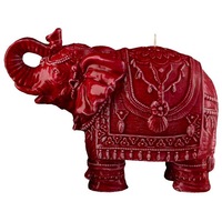 Mario Luca Giusti Elephant Candle Red