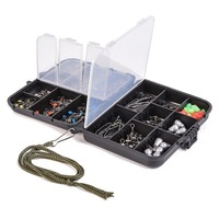 Other Terminal Tackle 167Pcs Assorted Carp Fishing Accessories Rolling Barrel Swivels Hooks Weight Sinkers Oval Beads Hair Rig Terminal Tackle With Bo