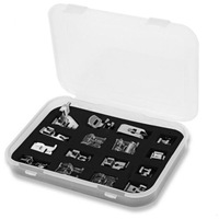 Sewing Machine Feet 16Pcs Sewing Machine Presser Foot Suit Accessories