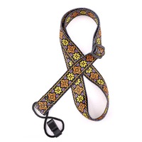 Ukuleles 2Pcs For Ukulele Guitar Adjustable Sling With Hook Vintage Ethnic Style Straps Ra16 High Quality Polyester Material Hipster