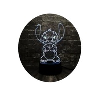 Lamps 3D Lamp Lilo Stitch Led Night Light 7 Colour Changing