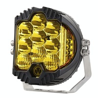 5 Inch Dc12v 30V 5000Lm 6500K 50W Car Led Light On Three Sides Headlight For Jeep Wrangler Gold Led Car Lights