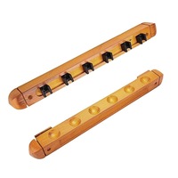 Racks 6 Cue Wall Mount Wood Rack Billiard 02