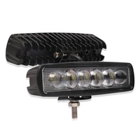 6 Inch 18W 6000K Ip68 8D Car Boat Marine Work Lights Spotlight Led Bulbs Dc 10 30V White Led Car Lights