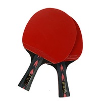 Bats 5 Star 2Pcs Upgraded Carbon Table Tennis Racket Set Powerful Ping Pong
