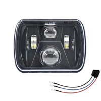 7 Inch 5X7 / 7X6 H4 Dc 9V 30V 3500Lm 35W Car Square Shape Led Headlight Lamps For Jeep Wrangler Led Car Lights
