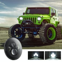 7 Inch H4 / H13 Dc 9V 30V 4000Lm 6000K 40W Car Round Shape Led Headlight Lamps For Jeep Wrangler Led Car Lights