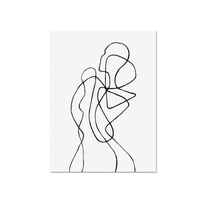 Posters & Prints Abstract Figure Canvas Modern Wall Art Home Decor