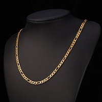 Chains, Necklaces Delicate Solid Color Chain Necklace For Men Golden