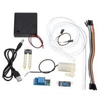Other Sensors Diy Automatic Irrigation Module Kit With Soil Moisture Sensor Detection Watering Pumping Graphite Black