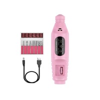 Electric Files & Tools Electric Nail Files Professional Nails Drill Kit For Acrylic Gel Portable Adjustable Speed Manicure Pedicure Polishi