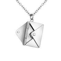 Necklaces & Pendants Love Letter Envelope Shaped Pendant Romantic Necklace Women Jewellery