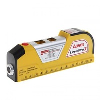 Spirit Levels Lv02 Laser Level Horizontal Vertical Line Measuring Tape Yellow