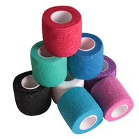 Bandages, Gauze & Dressings Self Adhesive Elastic Bandage Wrap Colourful Tape