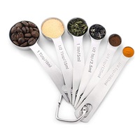 Measuring Cups, Jugs & Spoons Set Of Stainless Steel Measuring Spoons Kitchen Tools