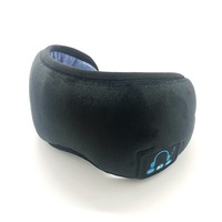 Eye Masks Wireless Stereo Bt Earphone Sleep Mask Soft Earphones Support Handsfree Sleeping Eye Black