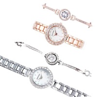 Watches Women's Chic Serene And Bracelet Set 2Pcs Lady Gift