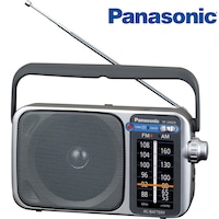 Panasonic AM FM Analog Transistor Portable Radio AC Adaptor Mode Clear Sounds