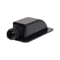 Single Black Gland Solar Cabling Entry Point Caravans Campers & Vehicles