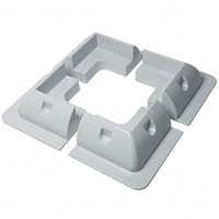 Symmetry SY-CM-W4 ABS Solar Panel RV Corner Mounts White Pack of 4