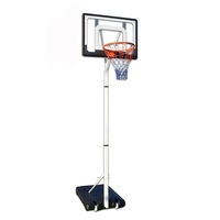 Adjustable Portable Basketball Stand System 2.1-2.6m Sport Hoop Net Ring Rim Outdoor Sports