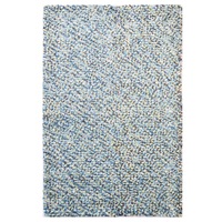 Handwoven Chunky Wool Rug - Jelly Bean - Blue - 160x230cm