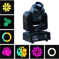 CR-Lite M004 30W white color wheel 7 gobo LED Moving Head Disco Light DMX Sound Auto
