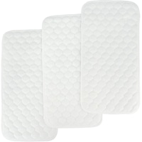 3 Pack Large Waterproof Changing Pad Liners for Babies,Change Table Cover, Portable Travel Mats