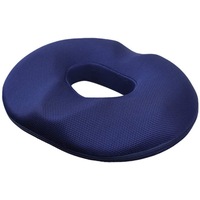 Seat Cushion, Memory Foam Blue Donut Cushion for Tailbone and Coccyx Pain, Lower Back Pain, Pressure Relief, for Home, Office Chair, Wheelchair, Car Seat