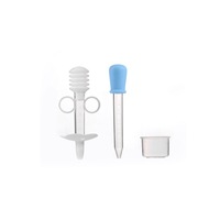 Baby Feeder Syringe Dropper Feeder Combination Kit - BLUE