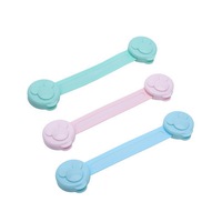 6PCS Baby Multifunctional Safety Lock Baby Drawer Cabinet Door Protection Cartoon Safety Lock