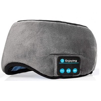 Bluetooth Travel Sleeping Headphone Eye Mask Built-In Speakers Microphone