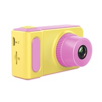 Children's Digital Camera Mini Camera Small SLR Camera Cartoon Game Photography - PINK