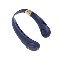 F26 Mini Neck Fan Portable Bladeless Foldable Rechargeable Leafless Hanging Air Cooler Cooling Wearable Neckband Quiet Operation